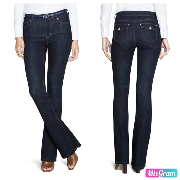 White House Black Market Denim - WHBM Skinny Flare Bootcut Jean Size 10